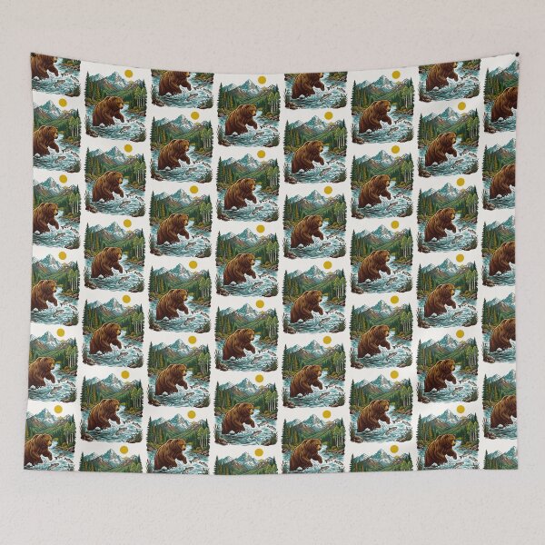Item preview, Mountain River Bear   designed and sold by TeeARTHY.