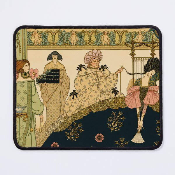 Item preview, Art Nouveau Elegance Illustration for Vintage Decor Collectors designed and sold by RickE.