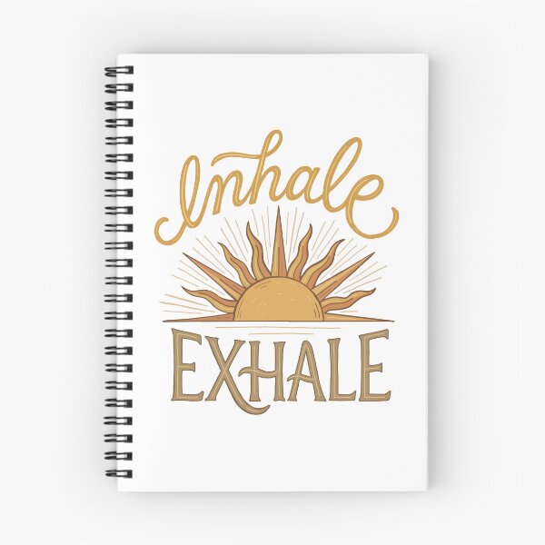 Item preview, Inhale exhale designed and sold by The Curious Cow.