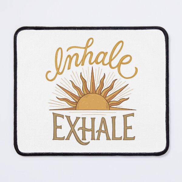 Item preview, Inhale exhale designed and sold by The Curious Cow.