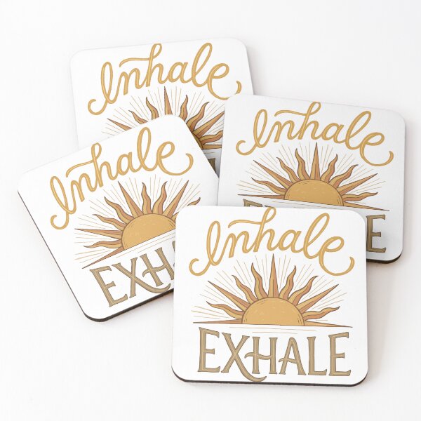 Item preview, Inhale exhale designed and sold by The Curious Cow.
