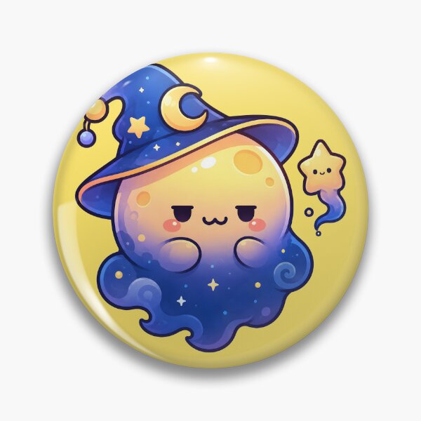 Item preview, Kawaii Moon Wizard Ghost designed and sold by smktheduck.