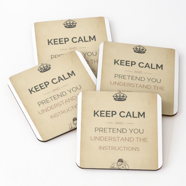 Item preview, Funny "Keep Calm and Carry On" twist/joke/pun design designed and sold by jojodebondy.