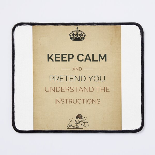 Item preview, Funny "Keep Calm and Carry On" twist/joke/pun design designed and sold by jojodebondy.