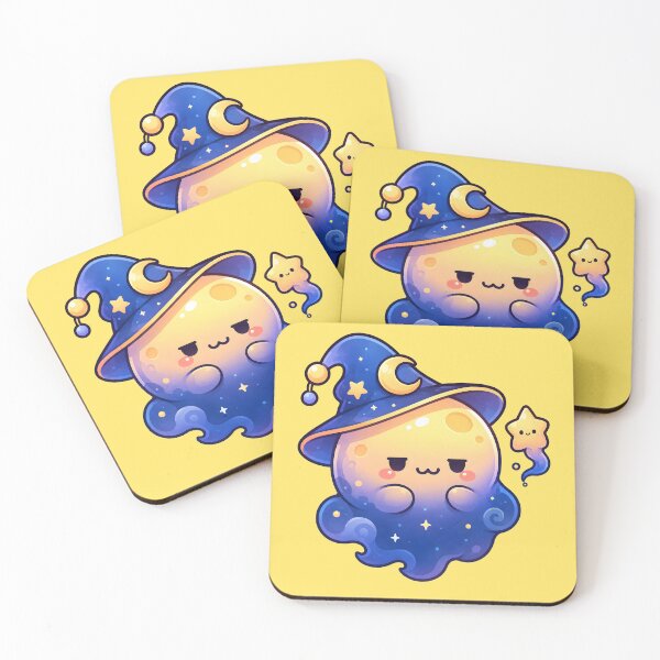 Item preview, Kawaii Moon Wizard Ghost designed and sold by smktheduck.