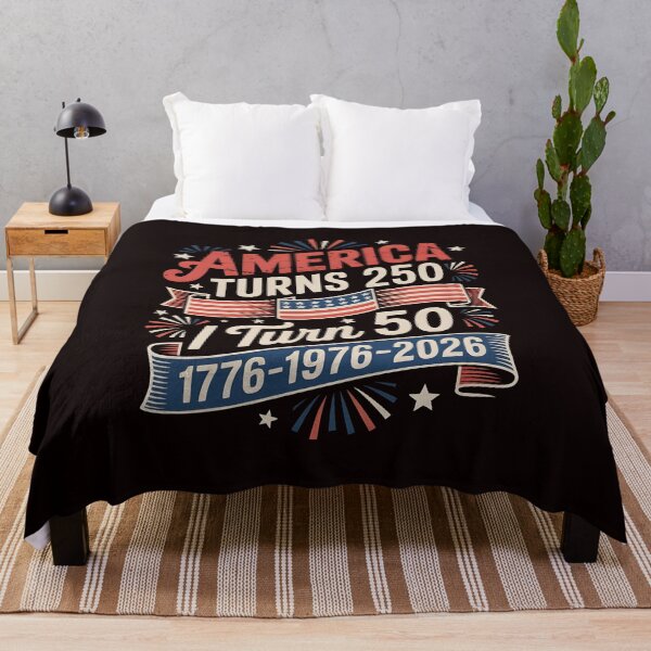 Item preview, America Turns 250 I Turn 50 Patriotic Retro Graphic for 50th Birthday designed and sold by Redgiant87x.
