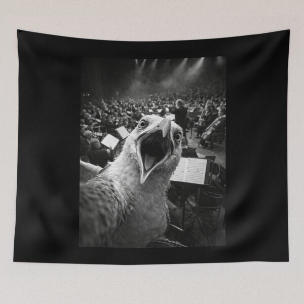 Item preview, Dramatic Seagull Orchestra Selfie Funny Overreaction Humor Gift designed and sold by Say It With Ink.