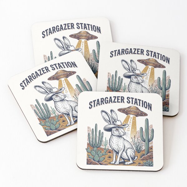 Item preview, Stargazer Rabbit Desert Station designed and sold by TeeARTHY.