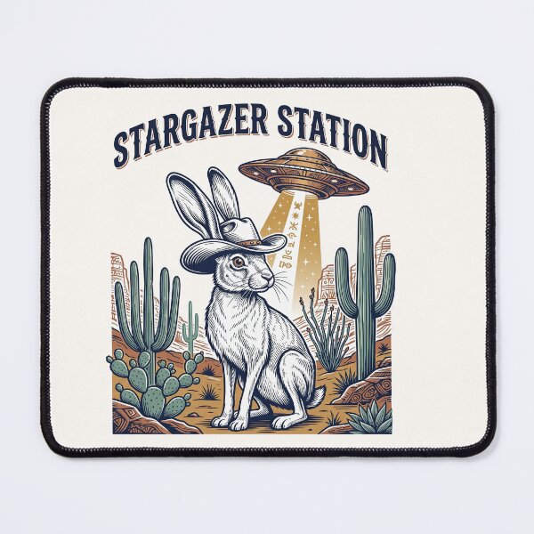 Item preview, Stargazer Rabbit Desert Station designed and sold by TeeARTHY.