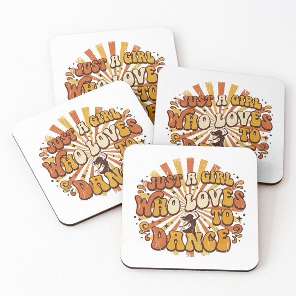 Item preview, Just a Girl Who Loves to Dance – Retro 70s Groovy Dance Gift designed and sold by nbg2012.