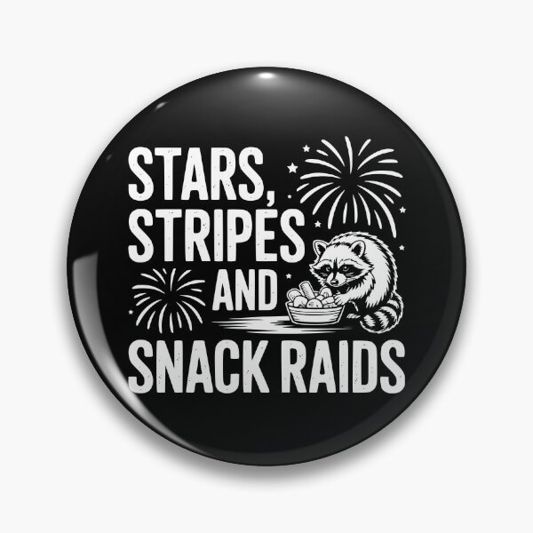 Item preview, Stars Stripes And Snack Raids designed and sold by theartfulaspie.