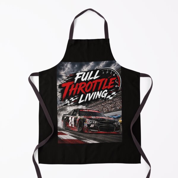 Item preview, Full Throttle Living Racing Design | High Speed Stock Car Motorsport Graphic designed and sold by NapoliApparel.