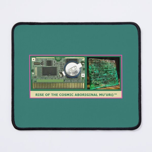 Item preview, Mu’ur (UM) Empire™ al-Benhadiel©™ design, Emerald Tablet Circuitry, green background designed and sold by HardyKnitDesign.