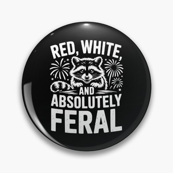 Item preview, Red White And Absolutely Feral designed and sold by theartfulaspie.