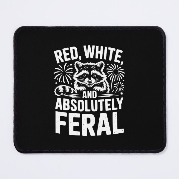Item preview, Red White And Absolutely Feral designed and sold by theartfulaspie.