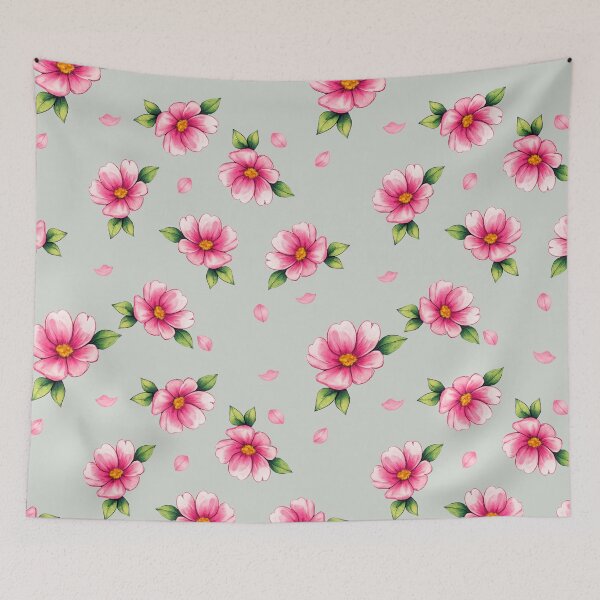 Artikelvorschau, Rosa Blüten entworfen und verkauft von sweta_r.art.