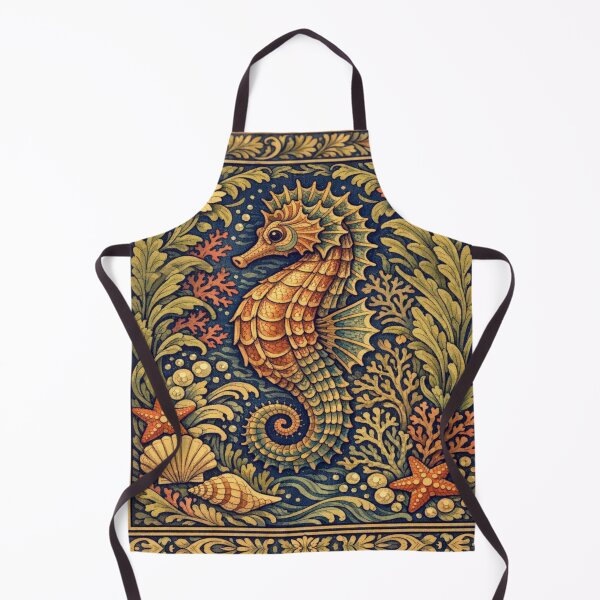 Item preview, Elegant boho vintage seahorse design designed and sold by hollycooper.