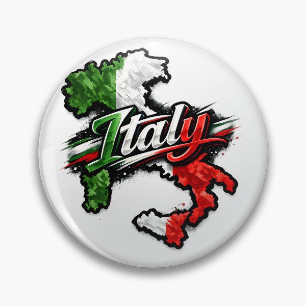 Item preview, Italy Map Graffiti – Italian Flag Street Art Design designed and sold by darkan1.
