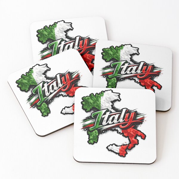 Item preview, Italy Map Graffiti – Italian Flag Street Art Design designed and sold by darkan1.