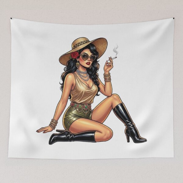 Item preview, "Retro Glamour: Charm and Audacity of Pin-Ups” designed and sold by CHRIST5000.