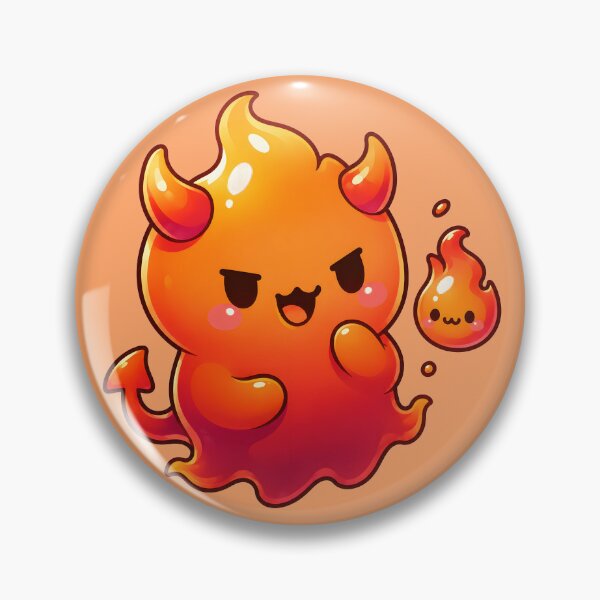 Item preview, Kawaii Fire Devil designed and sold by smktheduck.