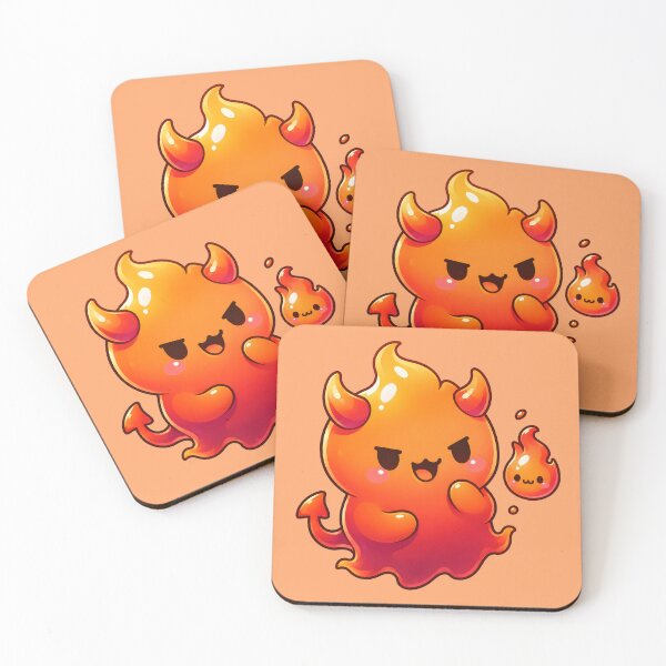 Item preview, Kawaii Fire Devil designed and sold by smktheduck.