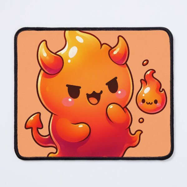 Item preview, Kawaii Fire Devil designed and sold by smktheduck.