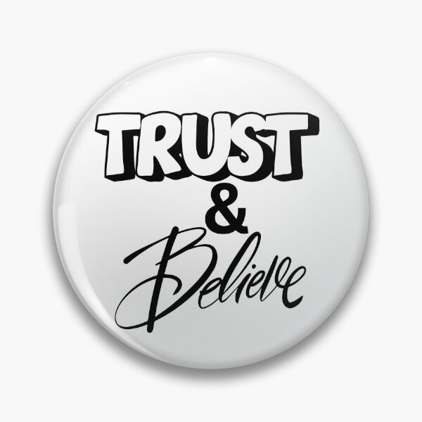 Item preview, Trust & Believe — Bold Motivational Typography Graphic Tee designed and sold by DonnaRaine.