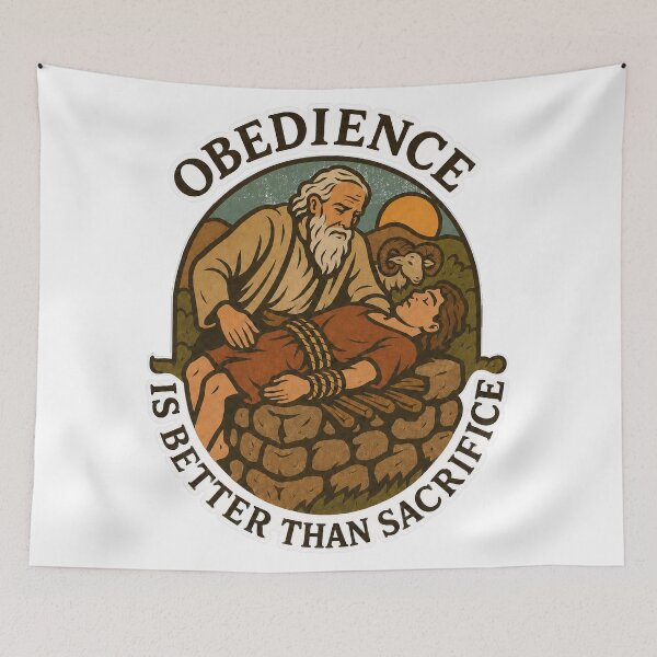Item preview, Obedience Over Sacrifice designed and sold by Endless Well Creations.