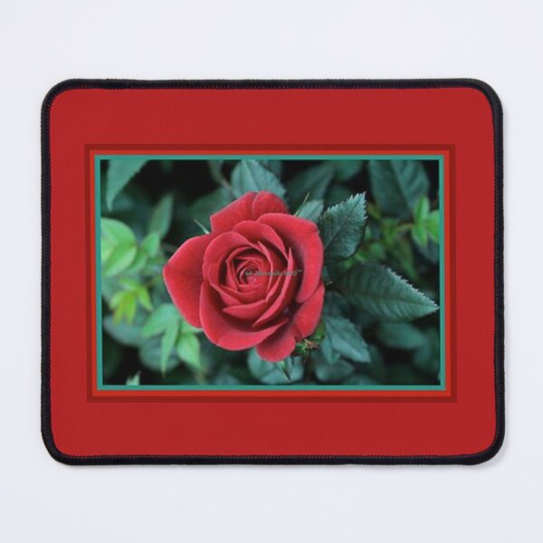 Item preview, Mu’ur (UM) Empire™ al-Benhadiel©™ acquisition, Red Rose, red background designed and sold by HardyKnitDesign.