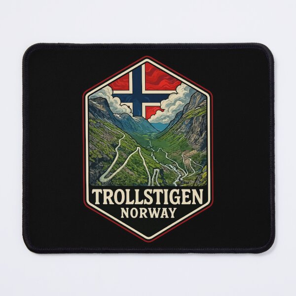 Item preview, Trollstigen Norway Travel designed and sold by TomFrontierArt.