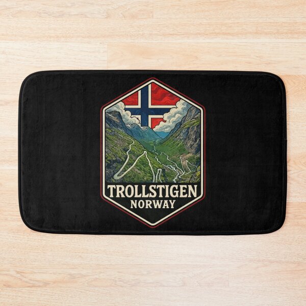 Item preview, Trollstigen Norway Travel designed and sold by TomFrontierArt.