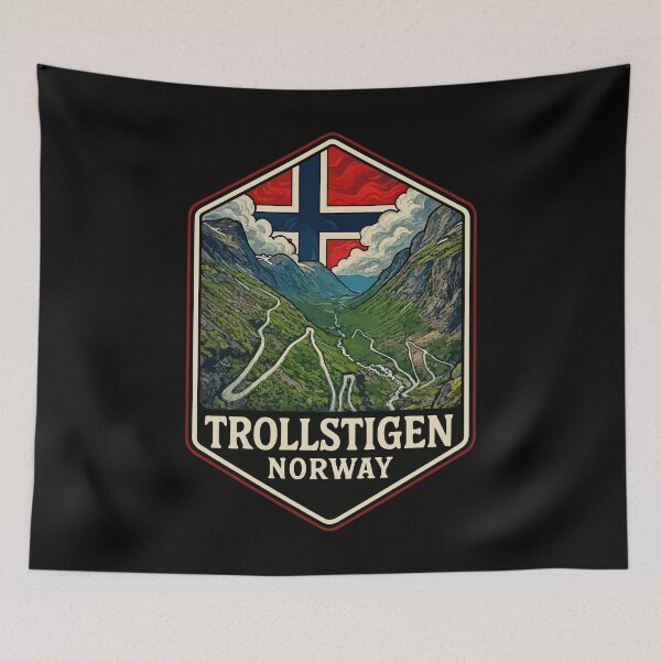 Item preview, Trollstigen Norway Travel designed and sold by TomFrontierArt.