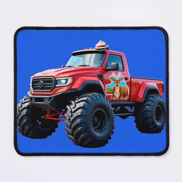 Item preview, Country Red Monster Truck Deer Edition designed and sold by TOCOCLAWS.