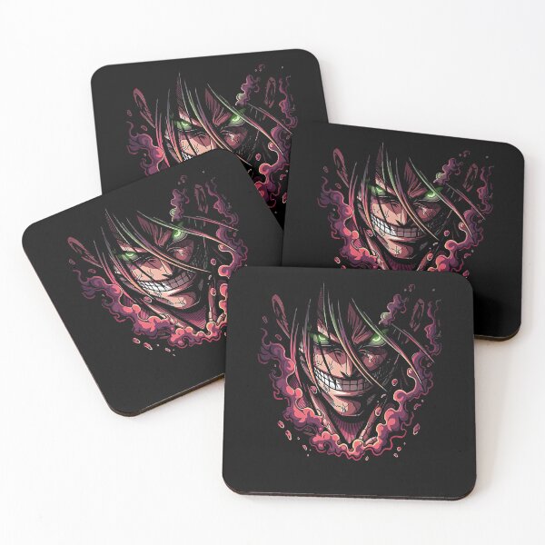 Item preview, Eren Yeager Intense Grin Attack on designed and sold by Animal-Replicas.