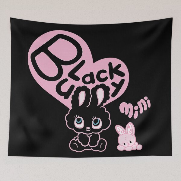 Item preview, Black Rabbit and Mini designed and sold by YChangShop.