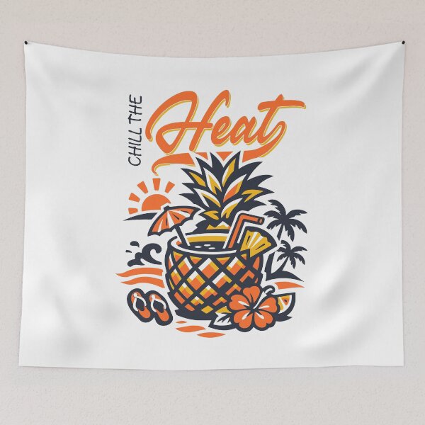 Item preview, Tropical Pineapple Summer Beach Vacation Graphic Design designed and sold by  BlankPaper Clothing.