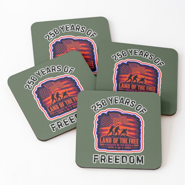 Item preview, Land Of The Free Because Of The Brave Memorial Day designed and sold by WoodburyLake.
