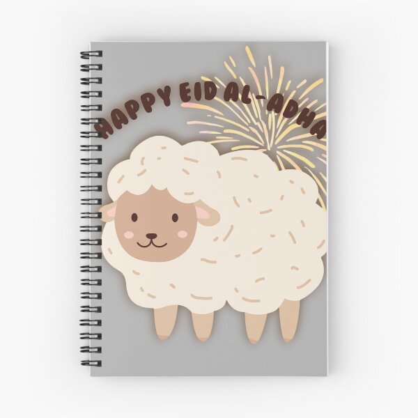 Item preview, Cute Happy Eid al-Adha Sheep Cartoon designed and sold by Alaaarafa33.