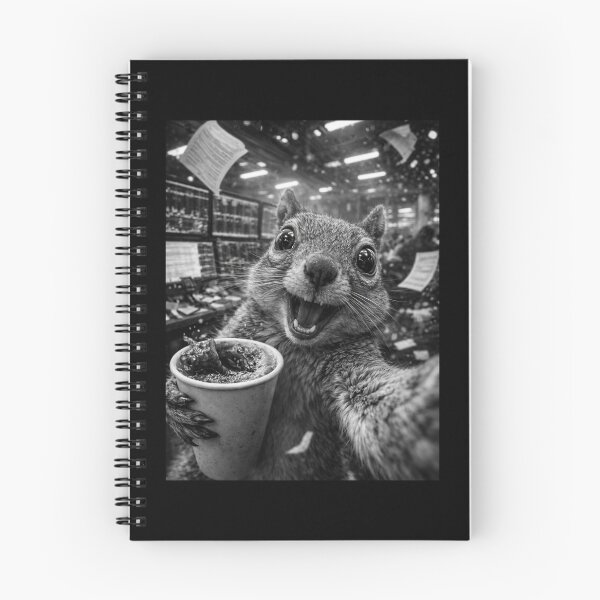 Item preview, Overcaffeinated Squirrel Stock Market Funny Chaos Humor Gift designed and sold by Say It With Ink.