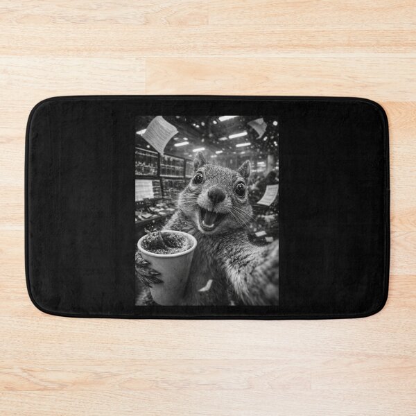 Item preview, Overcaffeinated Squirrel Stock Market Funny Chaos Humor Gift designed and sold by Say It With Ink.