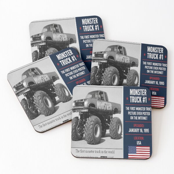 Item preview, First Monster Truck On The Internet 1995 History Art designed and sold by riki2365.
