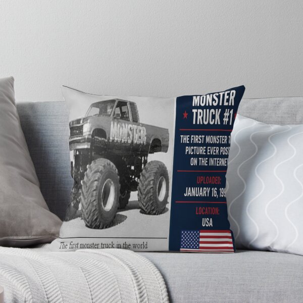 Item preview, First Monster Truck On The Internet 1995 History Art designed and sold by riki2365.