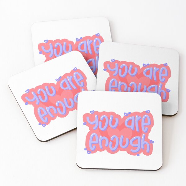 Item preview, You Are Enough Self Love Affirmation Mental Health Positivity designed and sold by RetroMini2026.