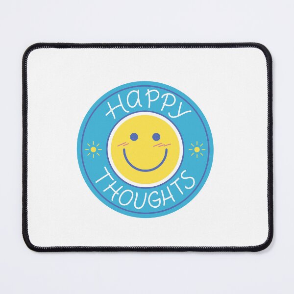 Item preview, Happy Thoughts Positive Message Happiness Optimism designed and sold by RetroMini2026.