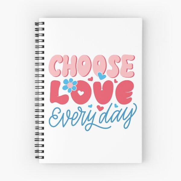Item preview, Choose Love Every Day Inspirational Positive Message designed and sold by RetroMini2026.