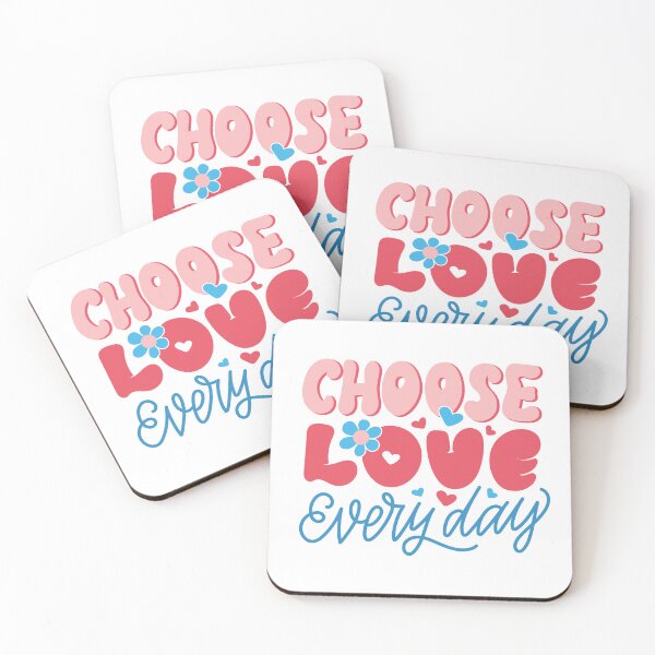 Item preview, Choose Love Every Day Inspirational Positive Message designed and sold by RetroMini2026.
