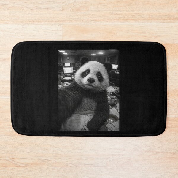 Item preview, Overworked Panda Messy Desk Funny Burnout Humor Gift for Coworkers designed and sold by Say It With Ink.