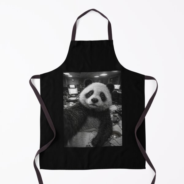Item preview, Overworked Panda Messy Desk Funny Burnout Humor Gift for Coworkers designed and sold by Say It With Ink.