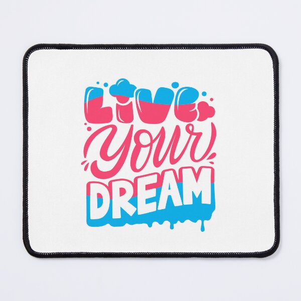 Item preview, Live Your Dream Motivational Inspiration Positive Mindset designed and sold by RetroMini2026.